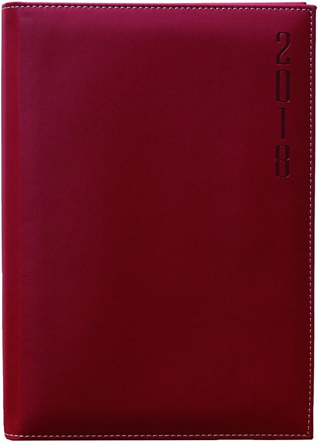 Makro Paper 002507 – Agenda 2018, 170 x 240 mm, red