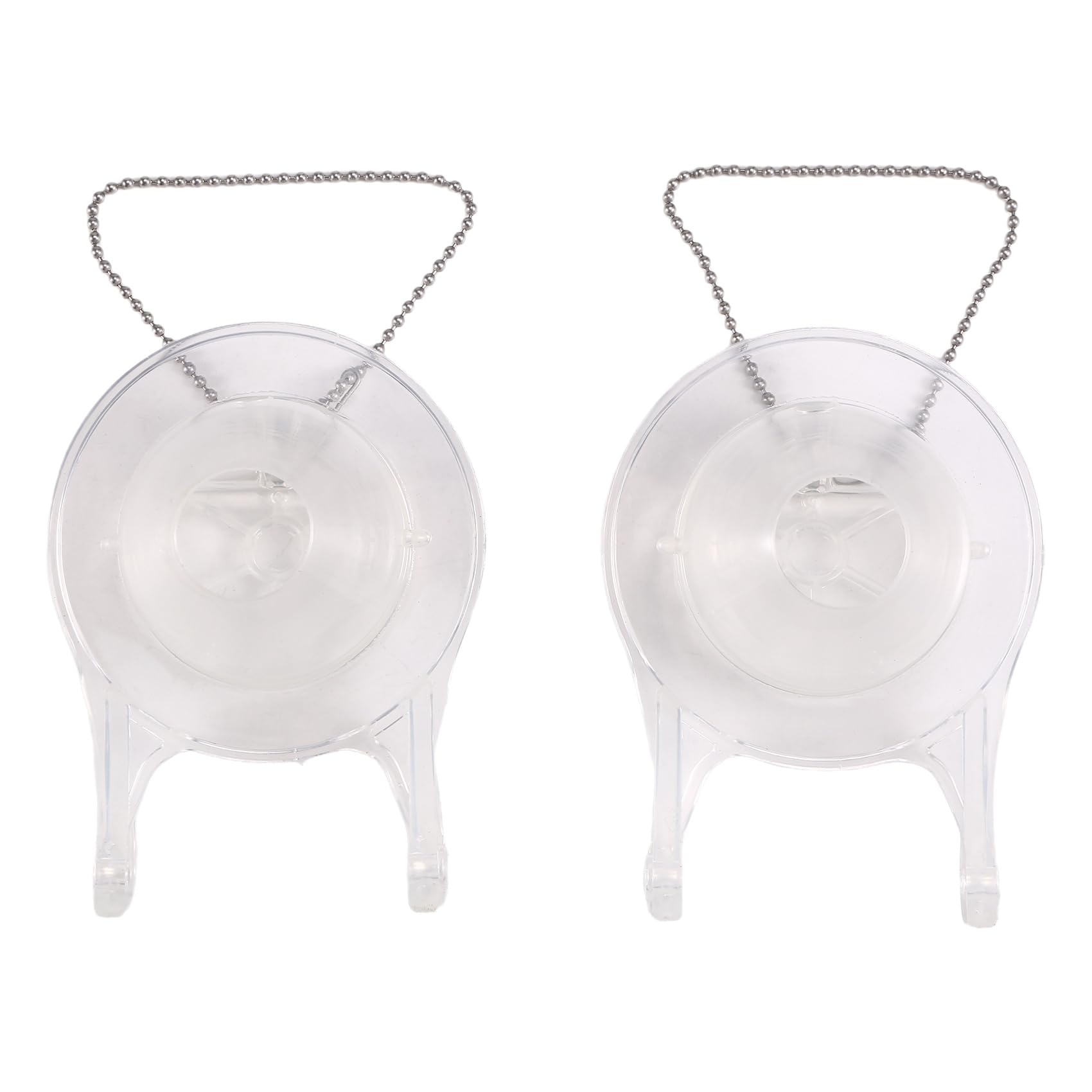 CTRLZS 2PCS Toilet Flappers Replacement for GA715014-GEG1 3 Inch with Stainless Chain and Hook-Reliable Toilet Flapper