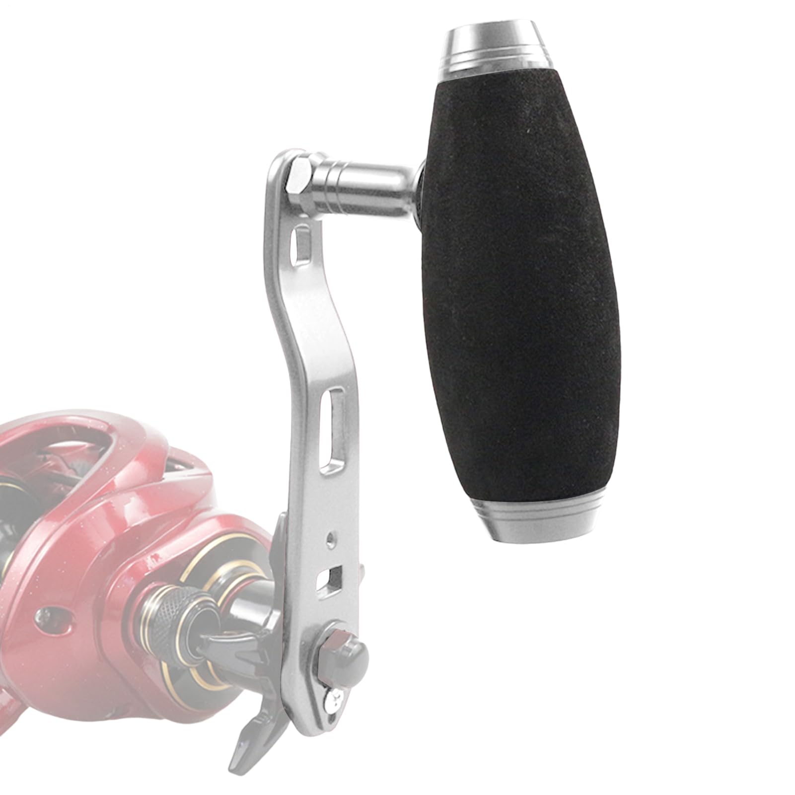 Poignée de rechange pour moulinet de pêche – Roue de commande en aluminium | Moulinet de rechange en alliage d'aluminium de type T pour trou de 8 x 5 mm – pour lacs d'eau salée, étangs