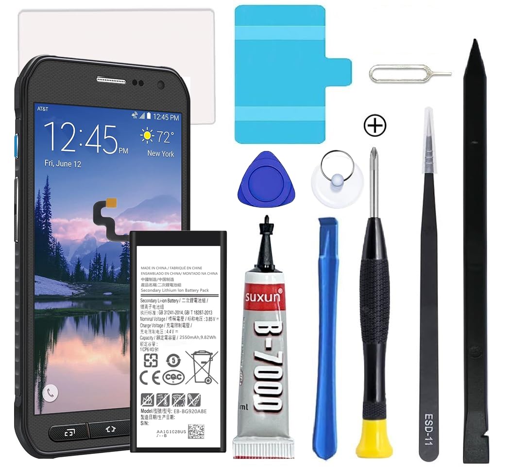 Galaxy S6 Battery,Upgraded New Battery Replacement for Samsung Galaxy S6 SM-G920 G920V G920T G920A G920P G920I G920F S906L with Professional Replacement Tool Kits