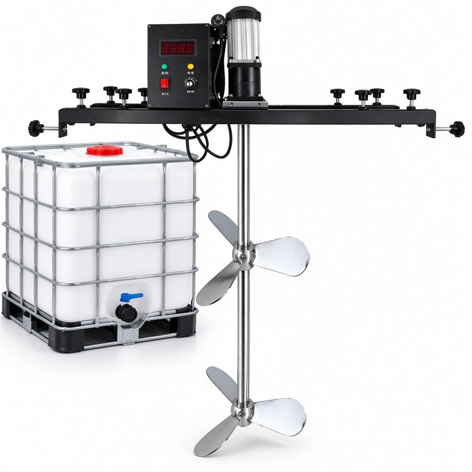 Elektryczny mieszalnik do farb 1000 W, do kontenerów IBC 1000 L D