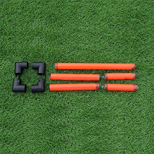 Voetbal Agility Hurdles Speed Training Obstakels Basketbal Rugby Running Sport Fitness Aid Afneembare Draagbare Hond Agility Ladders Set, Rood, 15/23/30cm - Afbeelding 6