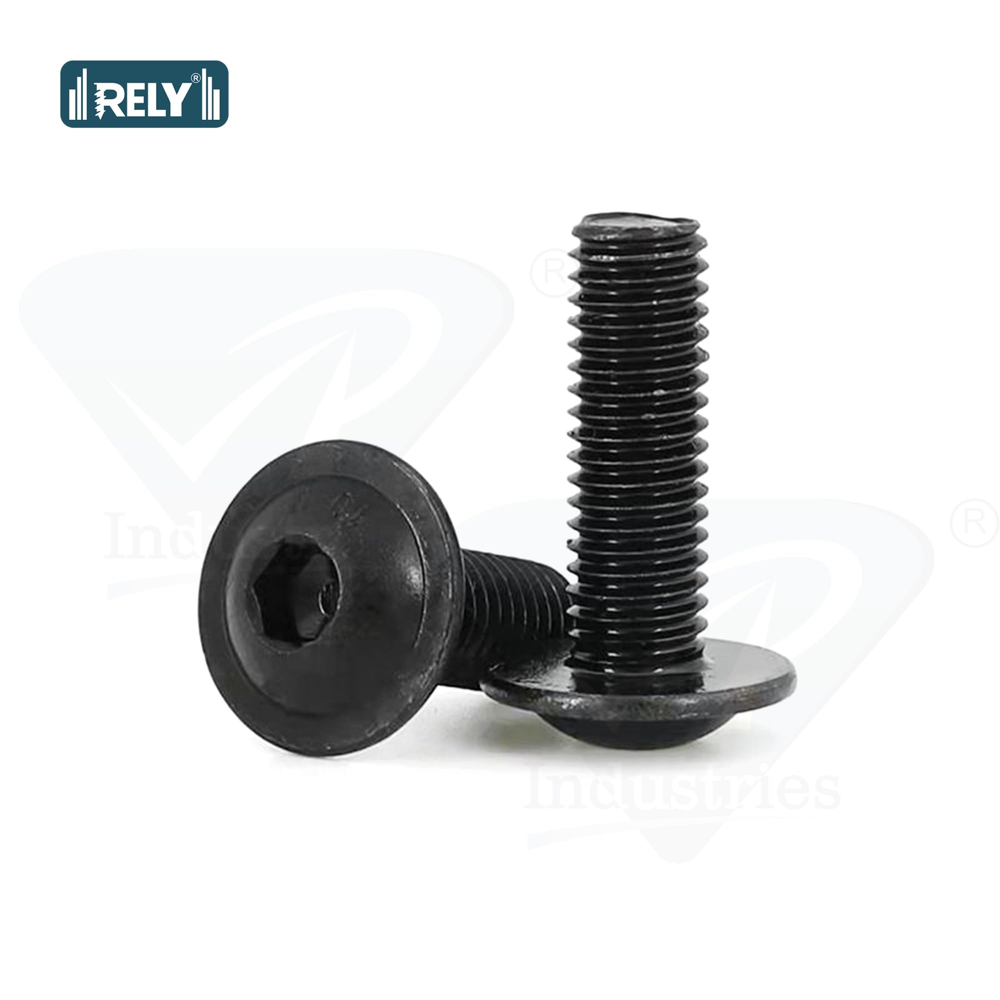 Rely®⇒VP INDUSTRIES (Pcs-25) M6x16 mm Allen Button Flange Head Screw | Allen Button Cap washer Head Screw with Allen Key 1 Pc - Image 2 thumbnail