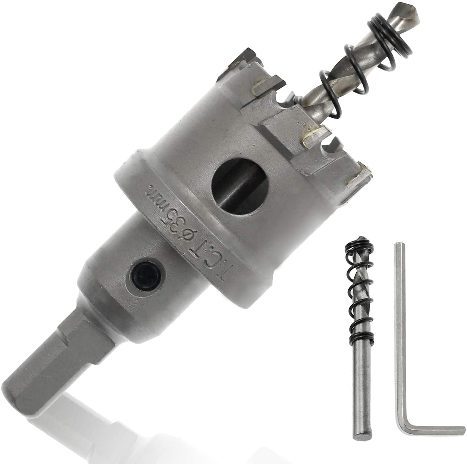35mm Carbide Hole Saw Cutter Drill Bit Tooth Tipped TCT Hole Cutter for Stainless Steel Sheet Metal Sheet Plastic (B09Q1C2TZR) Amazon Price History, Amazon Price Tracker