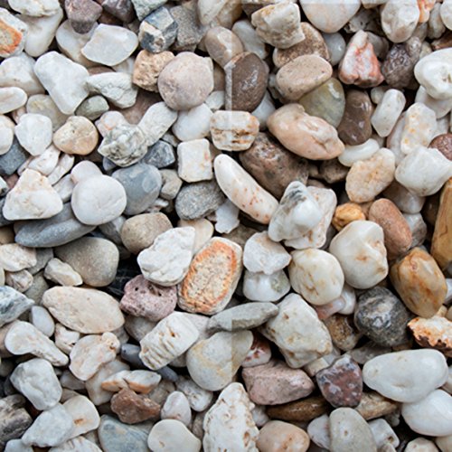 Preisvergleich Produktbild Kieselsteine, 8-16er Korn, Zierkies von GSH - 20 kg / Sack