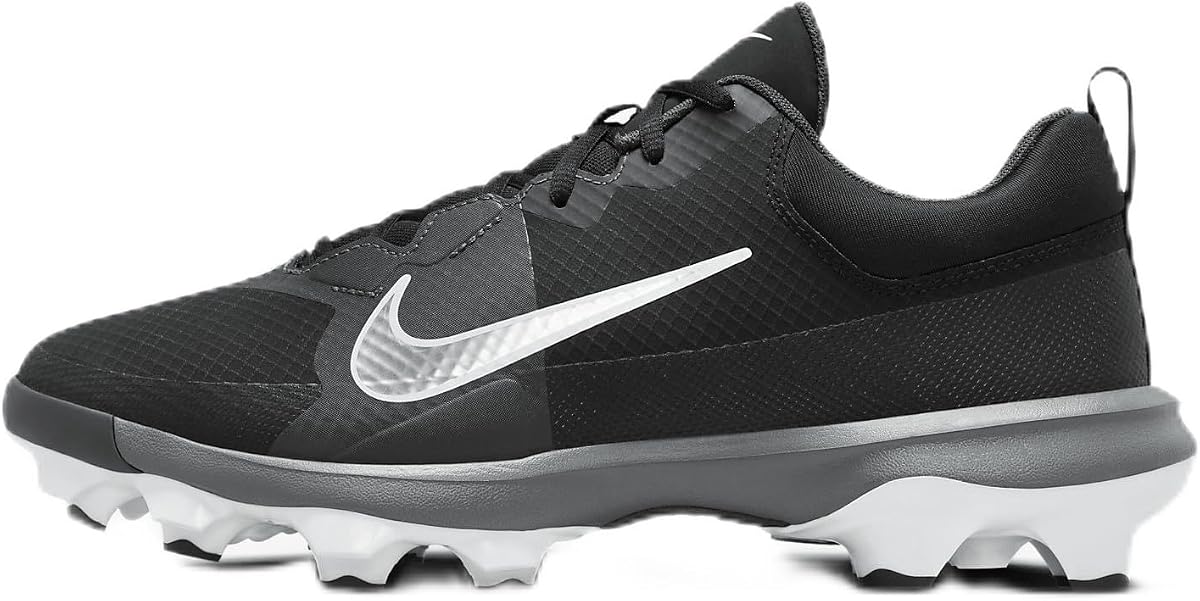 Nike Force Trout 9 Pro MCS Baseball Cleats (FB2908-001, Black/White-Anthracite-Cool Grey)