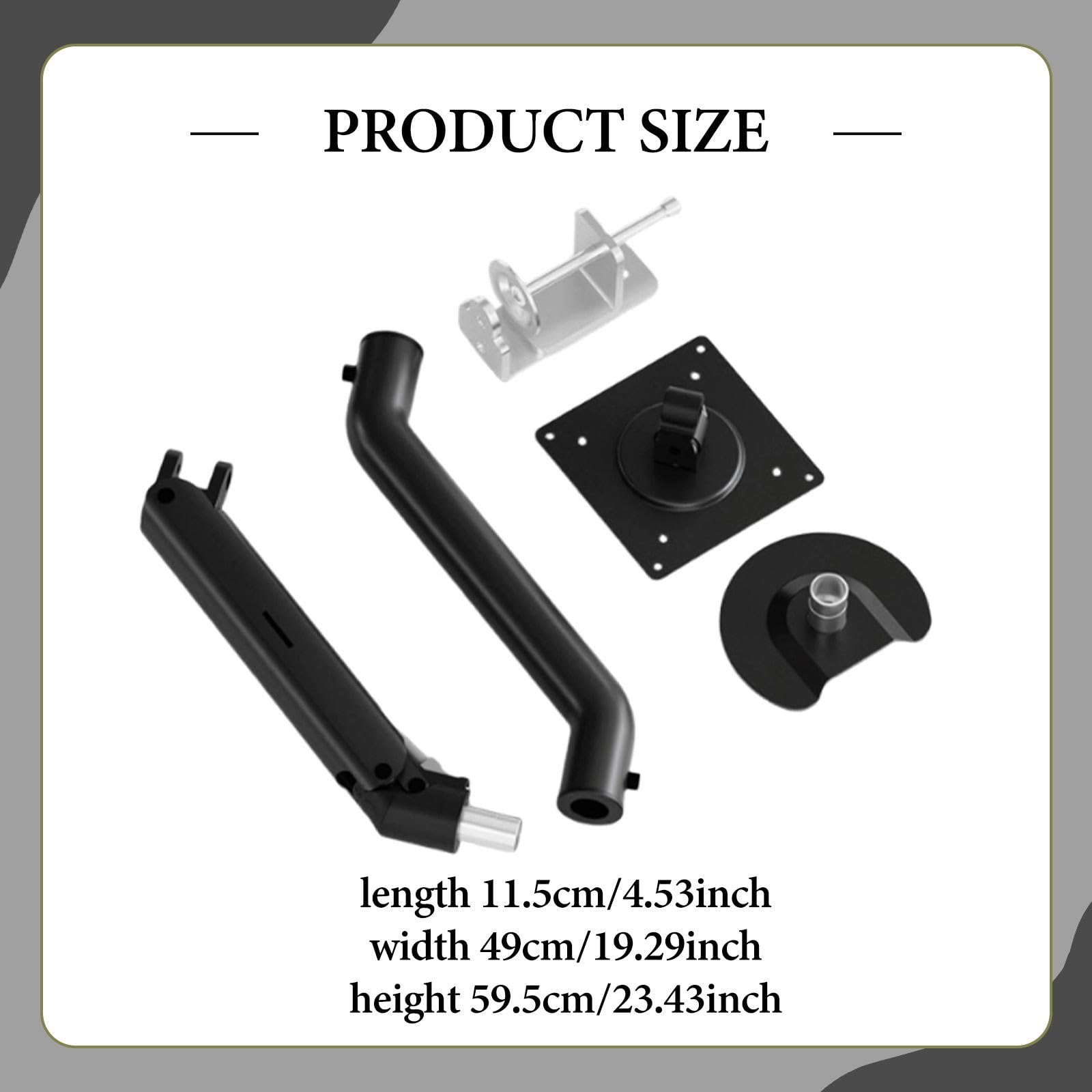 Supporto ergonomico del braccio del monitor: 9 kg Heavy Duty, schermi da 17-32 pollici, regolazione dell'altezza della molla a gas, doppia installazione con morsetto/occhiello