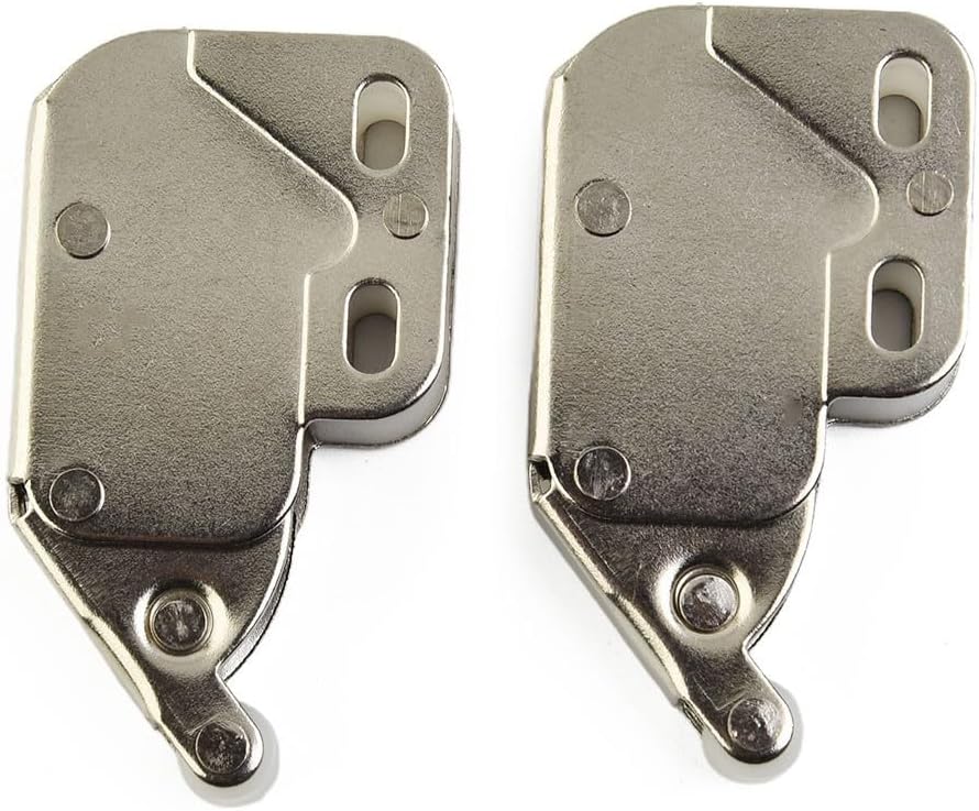 Touch Latch Automatic Spring Catch for Push-to-Open Cabinet Doors, ABS Rebound Door Catch Compatible with Inset, Rebated & Butt-Closing Cupboards