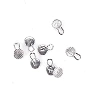 Vista 4 de 50 unids/caja de ortodoncia dental lingual botones linguales unibles botones linguales con ganchos de tracción, base de malla