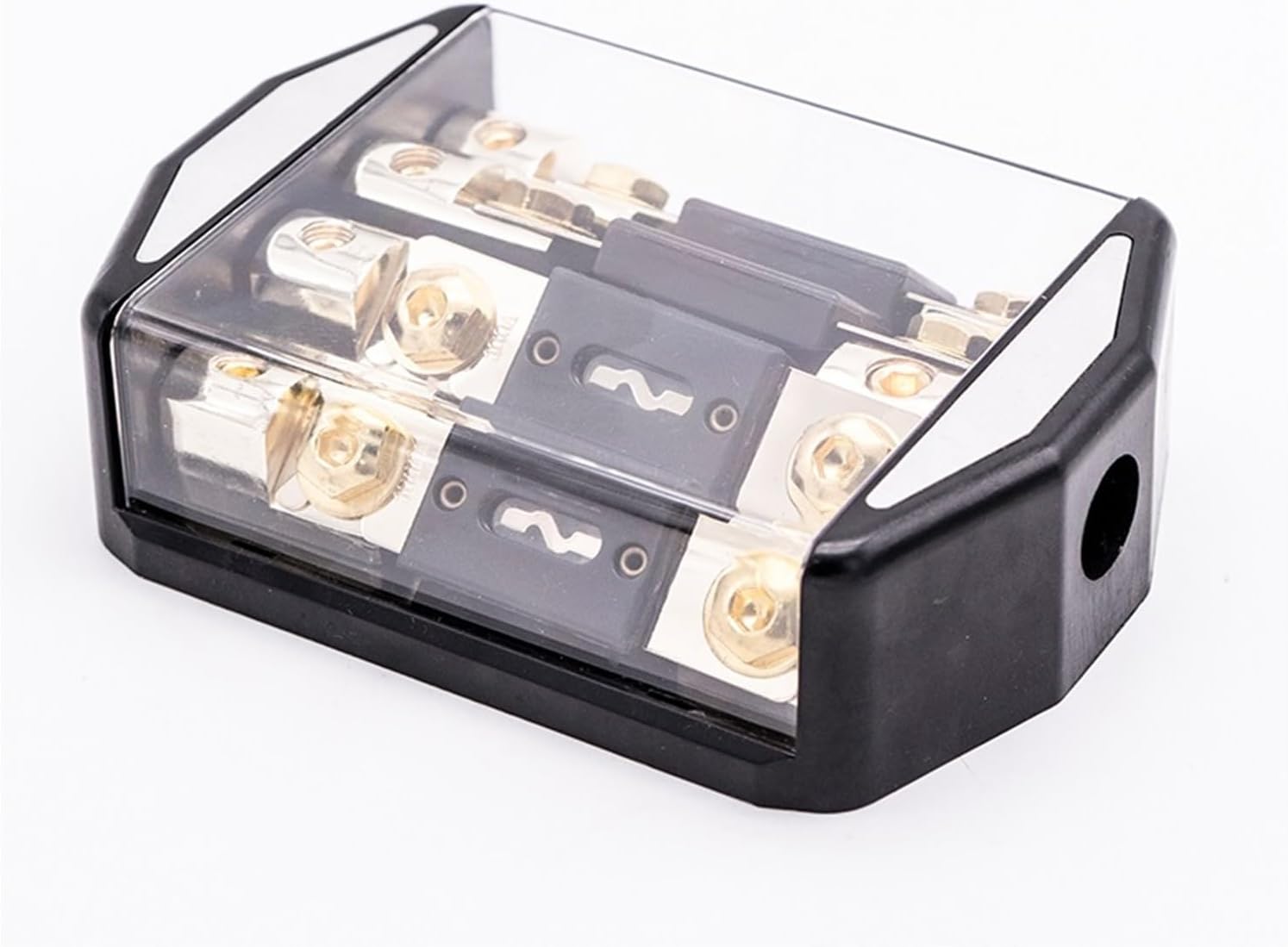 80A 100A 150A Car Truck Audio Amplifier Circuit Fuse Holder Style Stereo Subwoofer Refit Fuse Adapter Box 1 in 4 Way Out (Color : 150A)