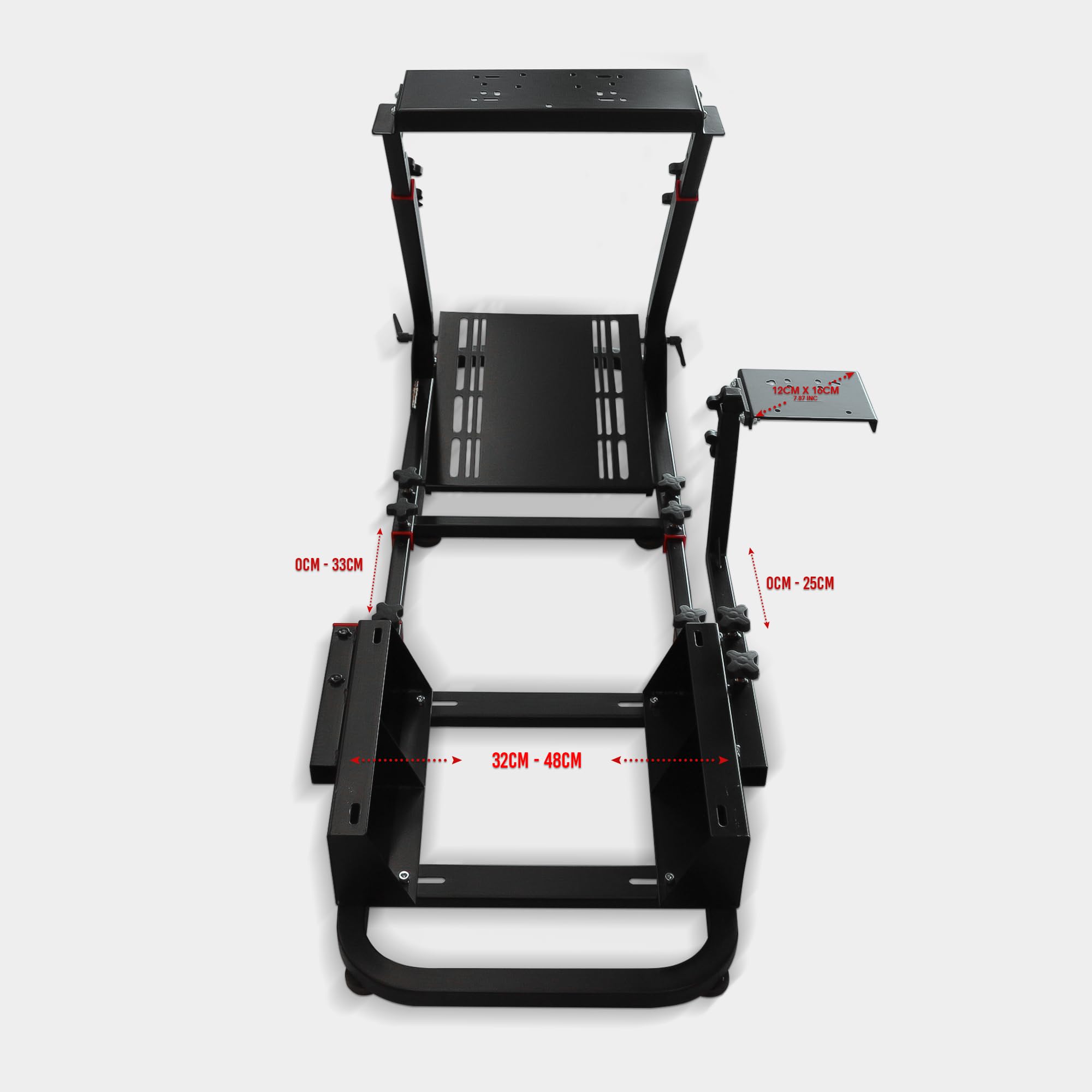 M MODAUTO Supporto per videogiochi, gioco di corse, supporto pieghevole, controller di gioco, con sedile sportivo, con volante e supporto per ingranaggi, compatibile con Logitech G25/G29/G27/G920