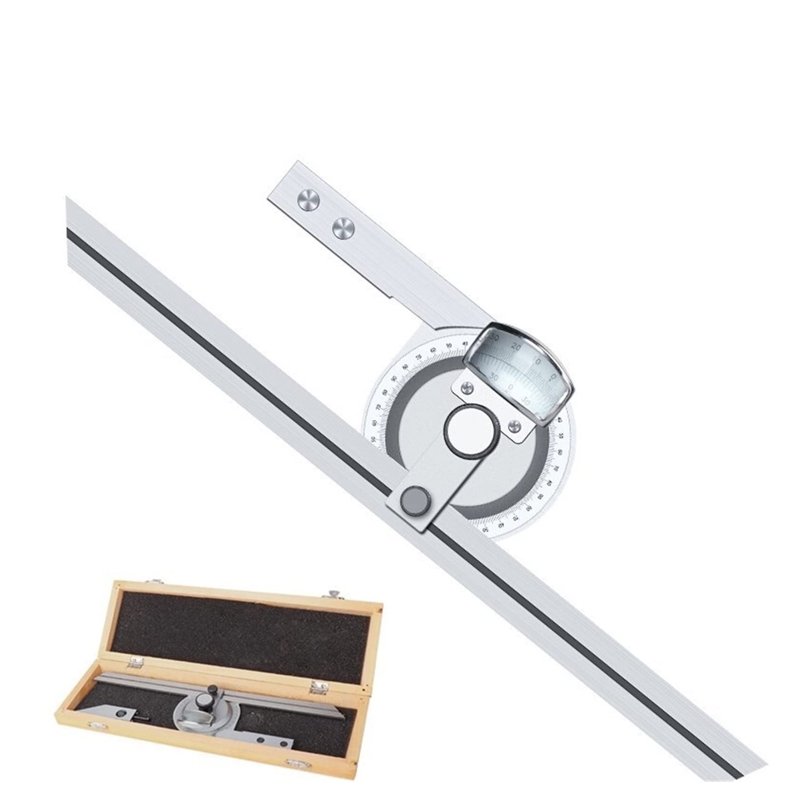Digital Caliper, Angle Ruler Protractor 0-360 Dgeree Finder Measuring Stainless Steel Vernier Capliper Instrument