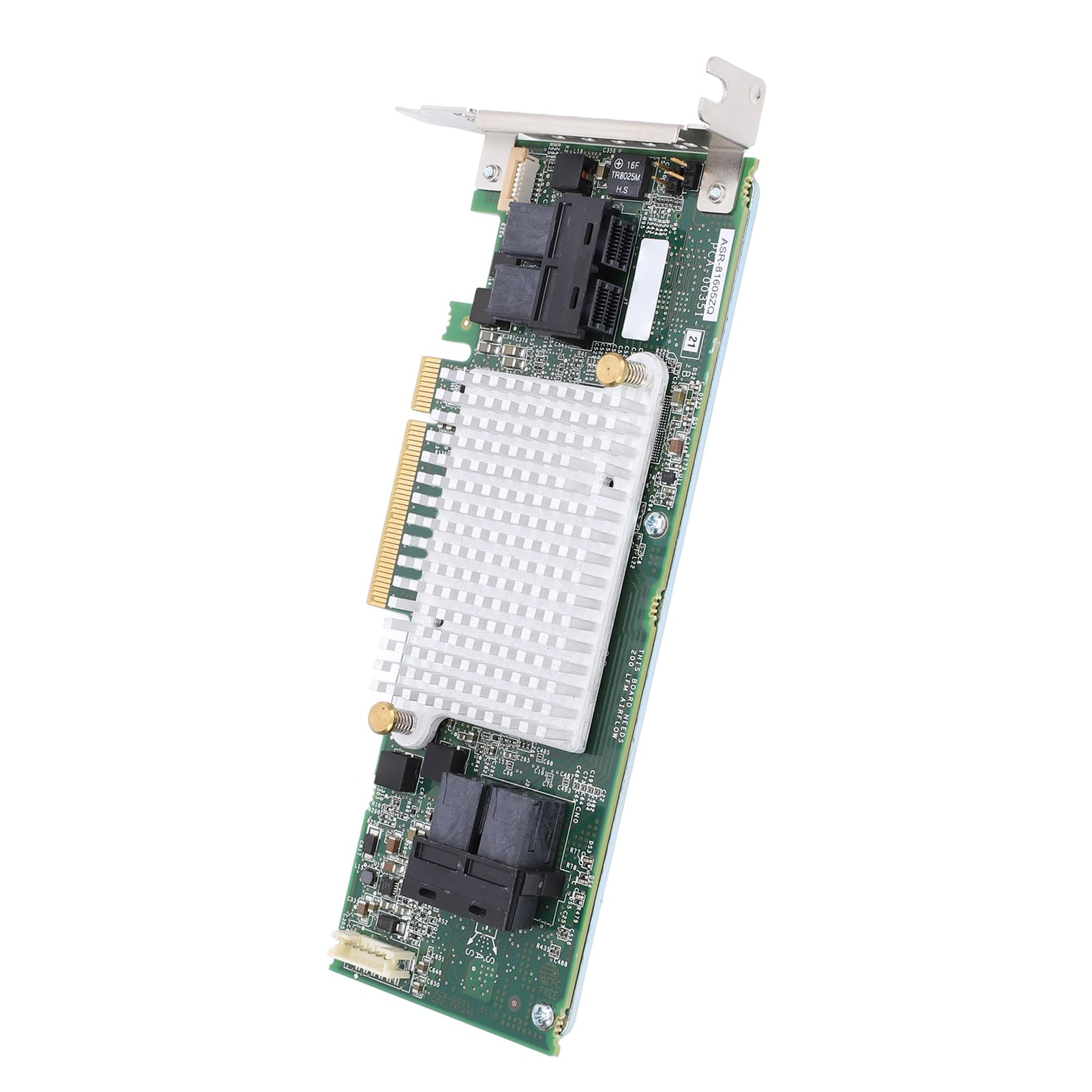 Scheda Controller SAS ASR 81605ZQ per Trasferimento Dati Ad Alta velocità con Cache da 1 GB e 16, Ideale per Server Aziendali
