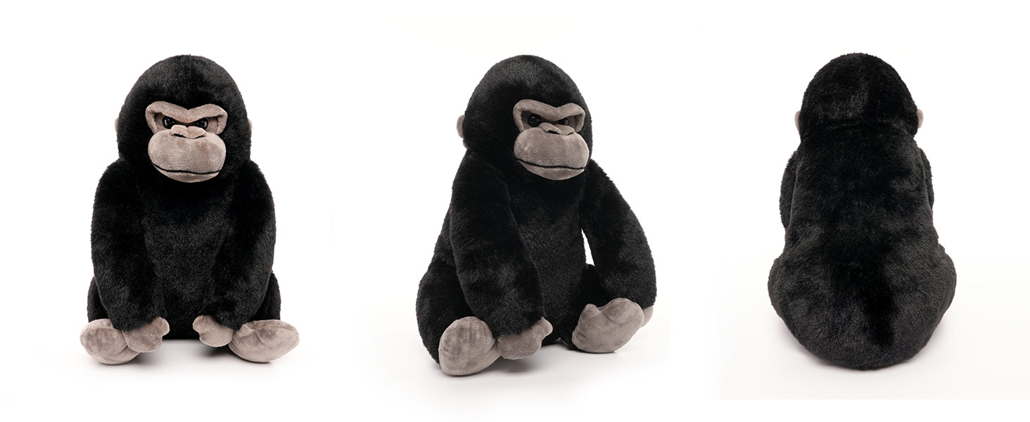 Amazon.com: WEIGEDU Black Gorilla Stuffed Animals, Gorilla Apes
