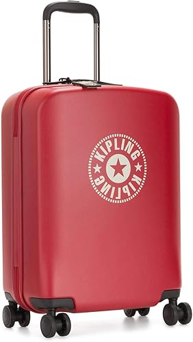Vista 2 de Kipling Curiosity Small 4 Wheeled Rolling Luggage Lively Red