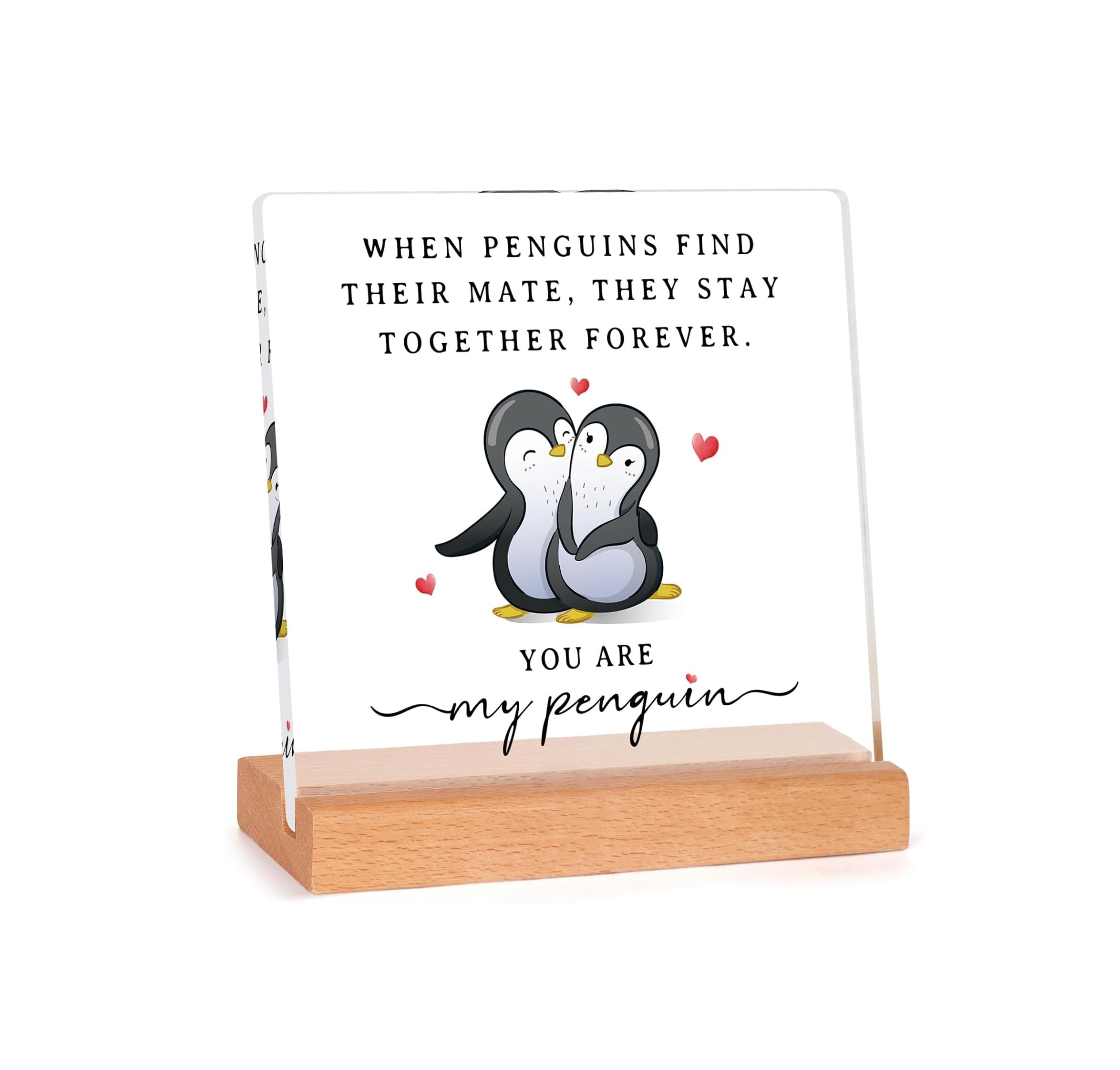BS AMOR Valentines Day Gifts - Wedding Anniversary Acrylic Plaque for Men Women, Birthday Gifts for Boyfriend Girlfriend 5x4 inch-image-40