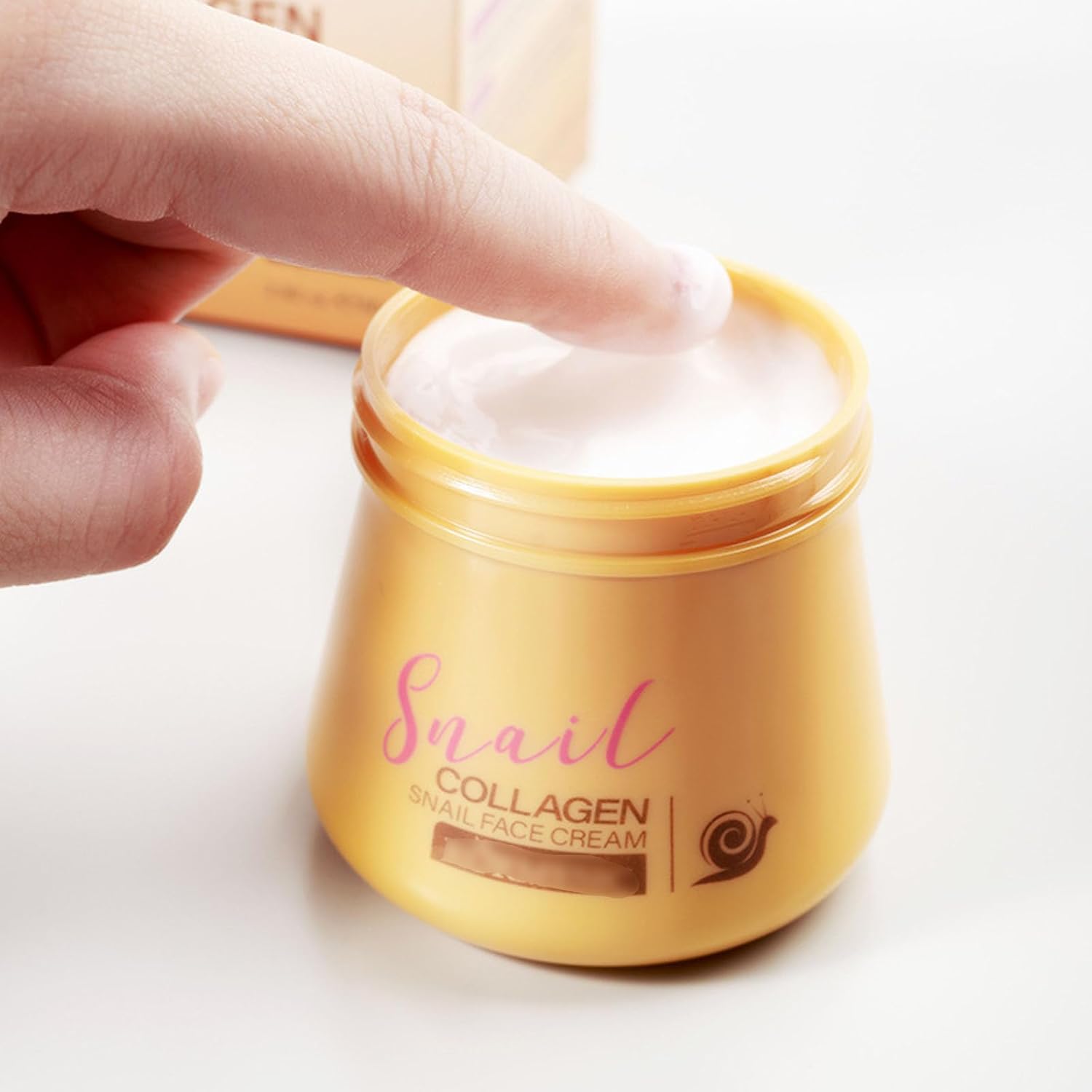 Snail Collagen Face Cream - Hydrating Anti-Wrinkle and Rejuvenating Cream, Collagen Snail Rejuvenation Face Cream for Women - Image 7