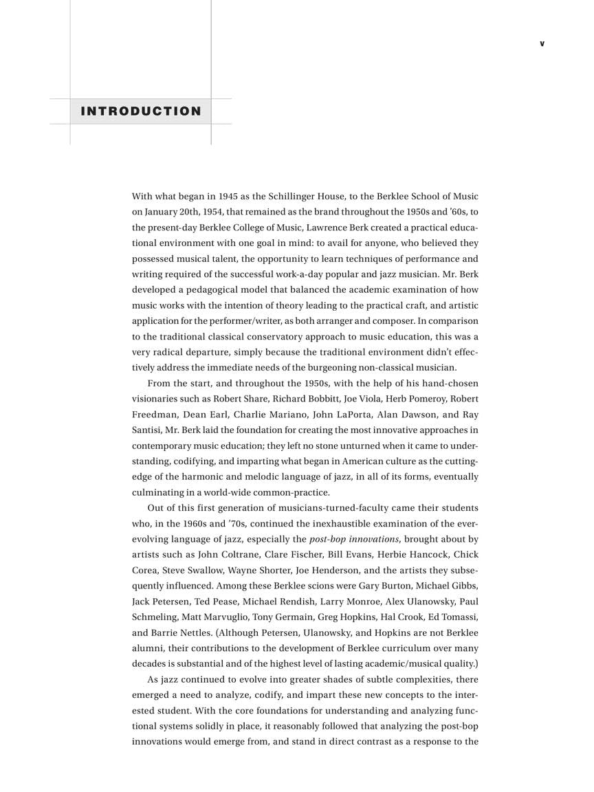 Modern Jazz Theory and Practice: The Post-Bop Era