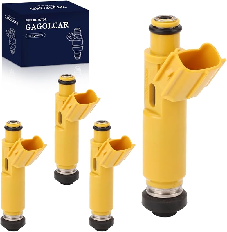 Jogo de 4 bicos injetores de combustível GAGOLCAR FJ639 para Toyota RAV4 2001–2003 2.0L L4 – Substitui 23209-28050, 842-12266, 800-1602N e 297-0004