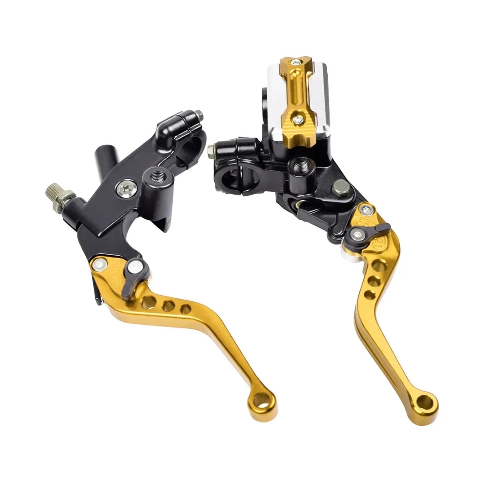 KTEBNWOSD Universal Motorcycle Brake Master Cylinder 22MM Hydraulic Clutch Lever Adjustment Brake Clutch Handle for Ho&nda for Ya&maha Brake Clutchs Levers