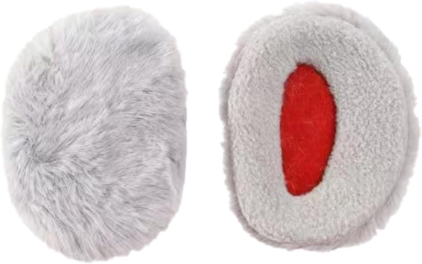 1 Pairs Bandless Ear Muffs for Winter, Plush Thick Winter Ear Covers, Ear Warmers for Women Men
