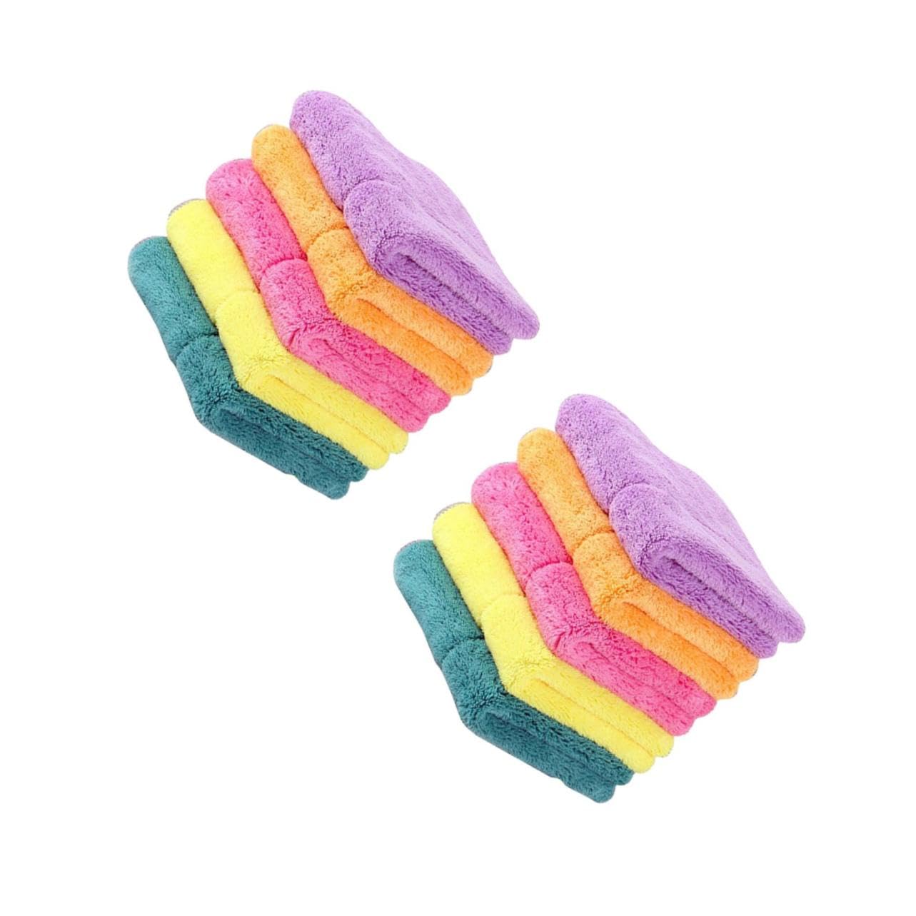 VALICLUD 2 Series Paños De Cocina De Microfibra Absorbentes Y Resistentes para Limpieza De Vajilla para Hogar Y Utensilios De Cocina 5 Piezas X 2