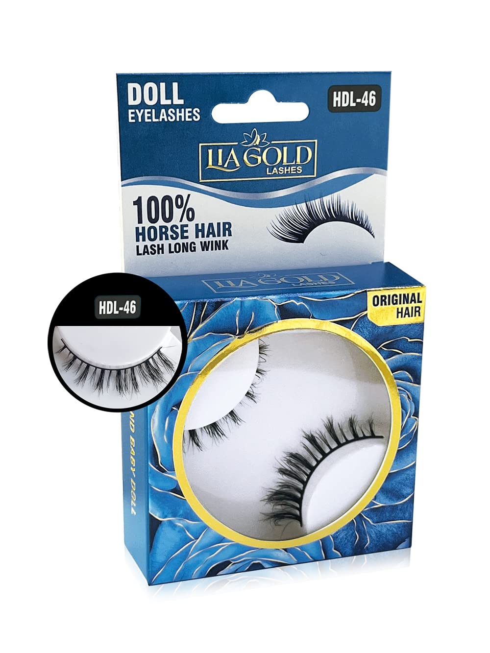 LIA GOLD - LOVELY EYELASHES WITH DOLL LOOK (HDL -46)
