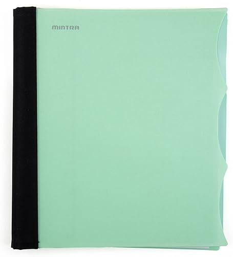 Mintra Office Durable PREMIUM Spiral Notebook (Sage Green, 3 Subject (8.5in x 11in))