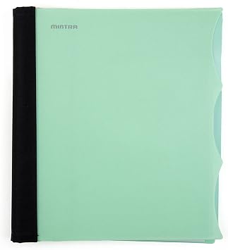 Mintra Office Durable PREMIUM Spiral Notebook Sage Green, 3 Subject 8.5in x 11in