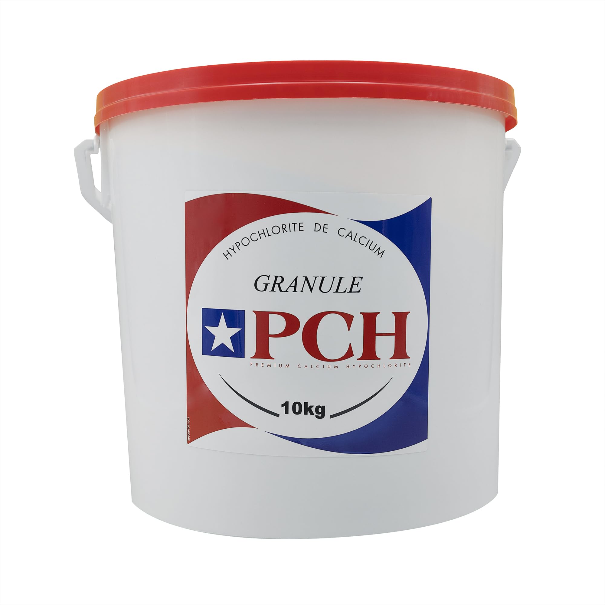 OCEDIS PCH Granulé - 10kg | Chlore Choc Non Stabilisé - Désinfection Choc - Hypochlorite de Calcium à Dissolution Rapide + 10 Tests HPS OFFERTS 6 en 1