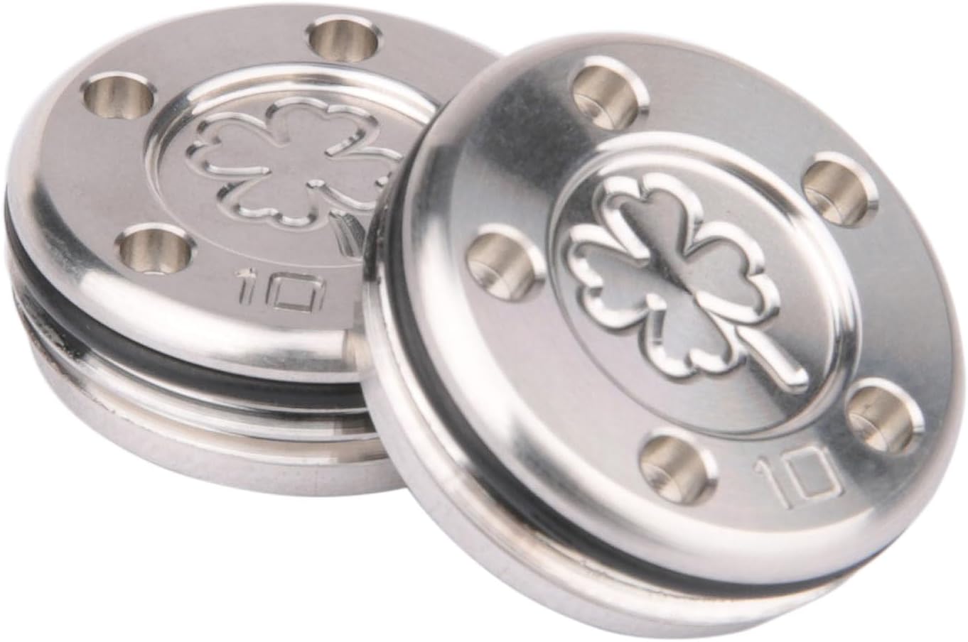 OGECLF 4pcs/set Silver Lucky Clover Golf Weights Kit for Titleist Scotty Cameron Newport, Phantom, Futura, GoLo, California Putters 5g 10g 15g 20g 25g 30g 35g 40g 45g for Option