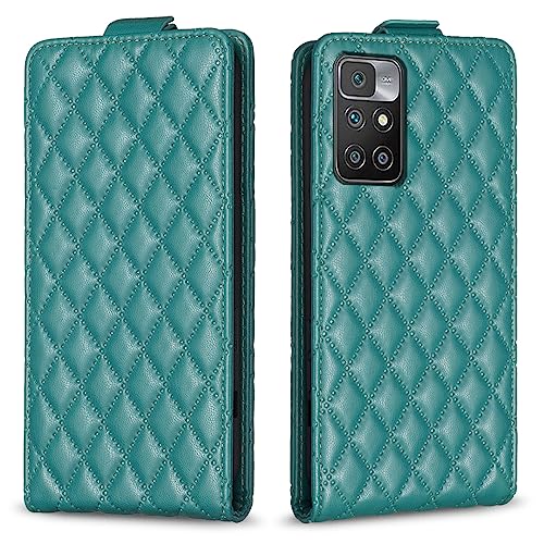 �X�}�z�P�[�X �Ή��@�� for Redmi 10 4G / 2022 / Note 11 4G �J�[�h�|�P�b�g�t���b�v�X�^���h�}�O�l�b�g���ߋ� Green