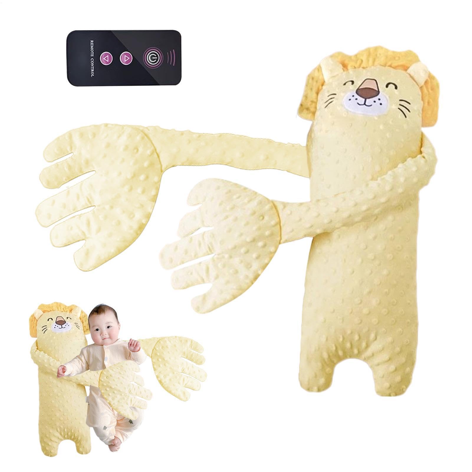 cuscinoper picchiettare la schiena del neonato - cuscinocomfort in peluche per il sonno del bambino, cuscinodi supporto per accarezzare il ritmo morbido, compagno calmante per alleviare lo stress p