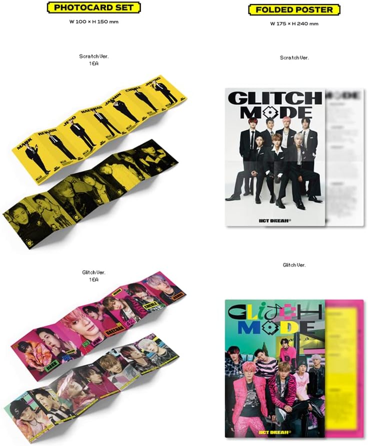 NCT Dream - Glitch Mode the 2nd Album Photobook version (Set(A+B) ver)