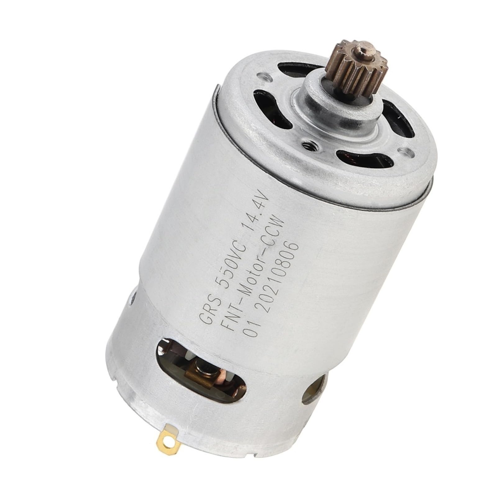 RS550 DC Motor 12 Teeth 10.8V 14.4V 12V 16.8V 21V 25V 21500-29000RPM for Electric Drill/Screwdriver with Two-Speed(25V 29000RPM)