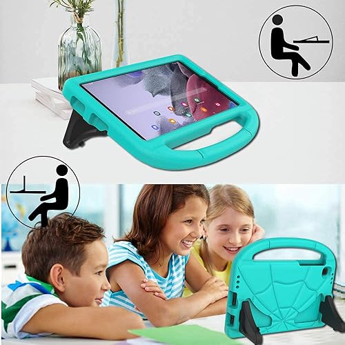 Miniatura 3 de DJ&RPPQ - Funda para niños para Samsung Galaxy Tab A7 Lite de 8.7 pulgadas 2021, ligera, a prueba de golpes, a prueba de niños, linda funda con asa