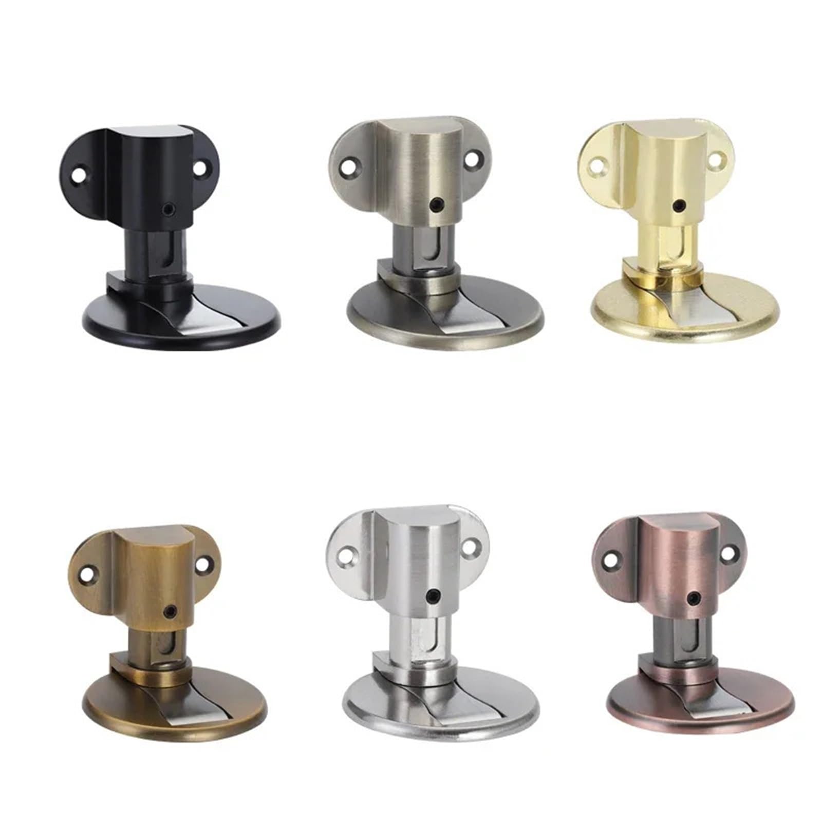 Xctdsvah Red Bronze Door Stop Magnetic Door Suction Bathroom Anti-Collision Household Stopper Invisible(Red Bronze)