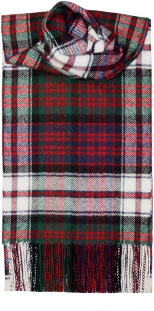 I LUV LTD Macdonald Dress Tartan Scarf Modern Lambswool : Clothing, Shoes & Jewelry