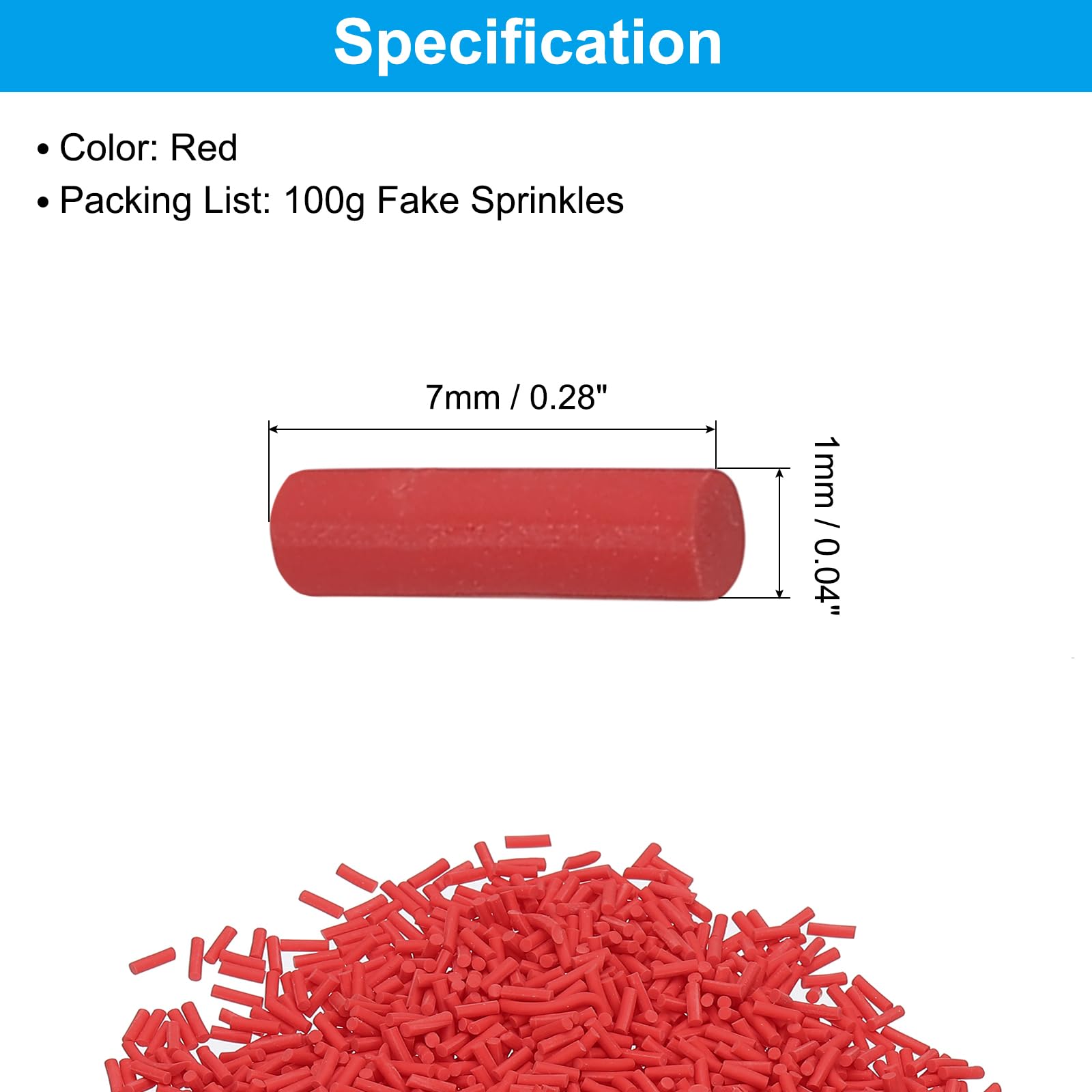 PATIKIL 100g Fake Sprinkles - Image 2
