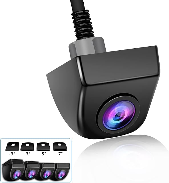 Reversing CameraUpgrade AHDMulti Angle Installation Reverse Camera4 Unique GasketCar Backup Camera Universal Rear View Camera Nav 12V for Car Truck RV 140° Wide Angle Night Vision IP69 Waterproof