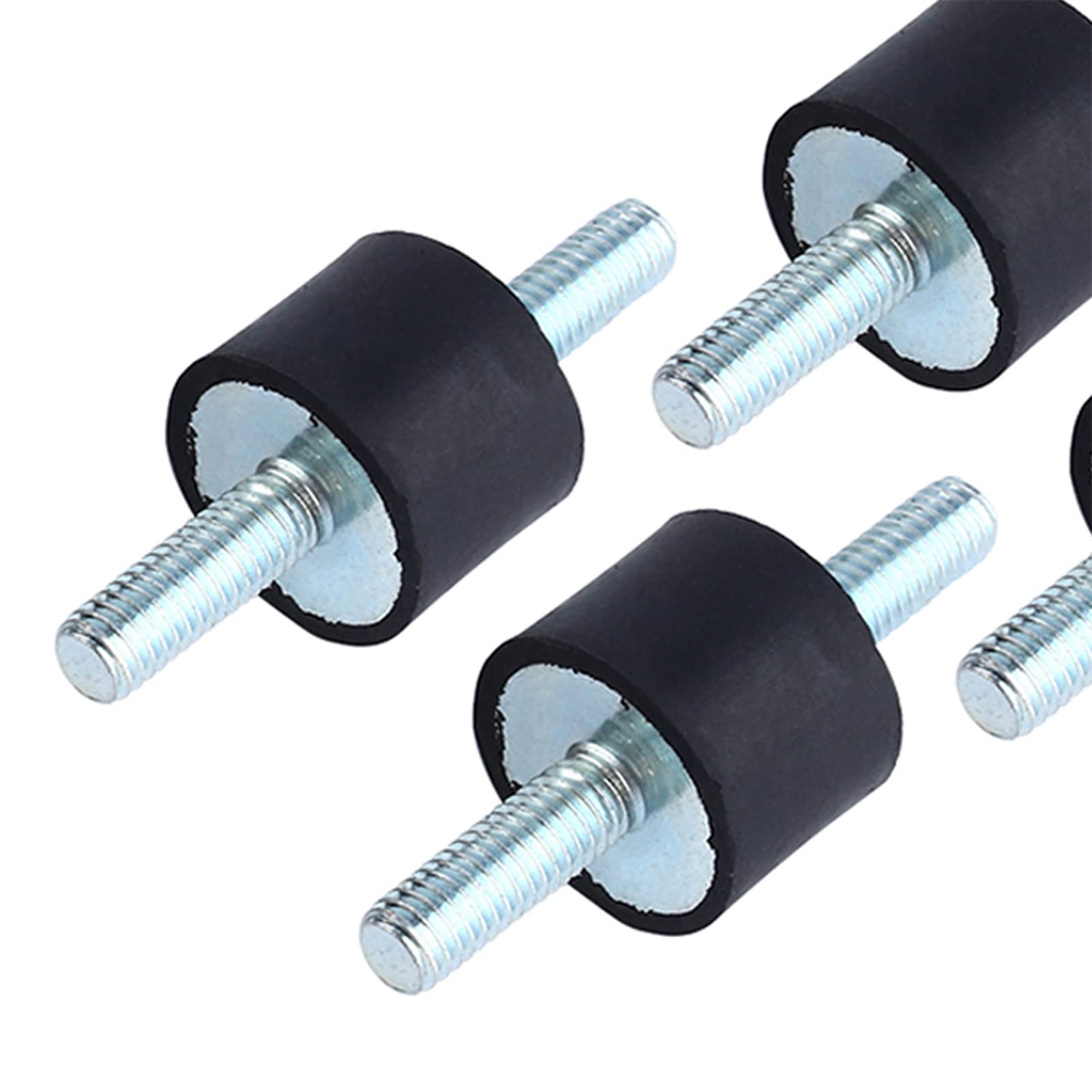 Mount Threaded Damper, M8 30 * 20 Shocks Struts Damper Rubber Isolator Mount for Air Compressor Pump
