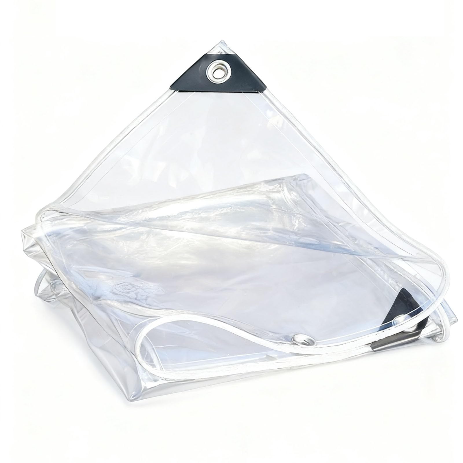 Toldo transparente resistente a rayos UV lona de PVC impermeable para cenador y muebles