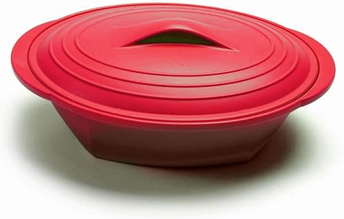 Miniatura 3 de Norpro, Vaporizador de silicona roja con inserto, 32 oz