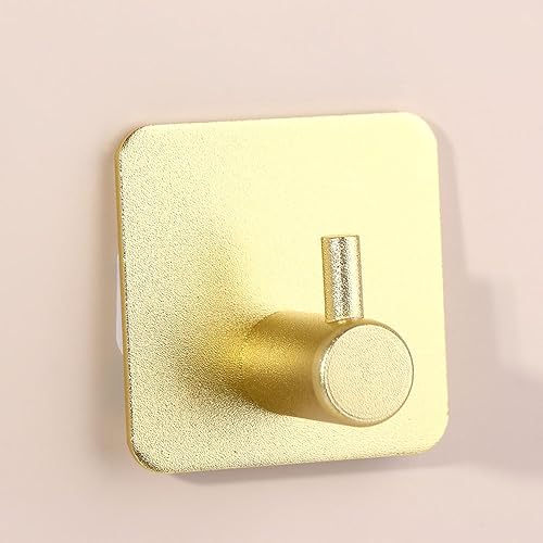 Miniatura 5 de Pokinge 4 ganchos de pared autoadhesivos, multiusos, impermeable, para llaves, toalla, abrigo, ropa, accesorios de baño para baño