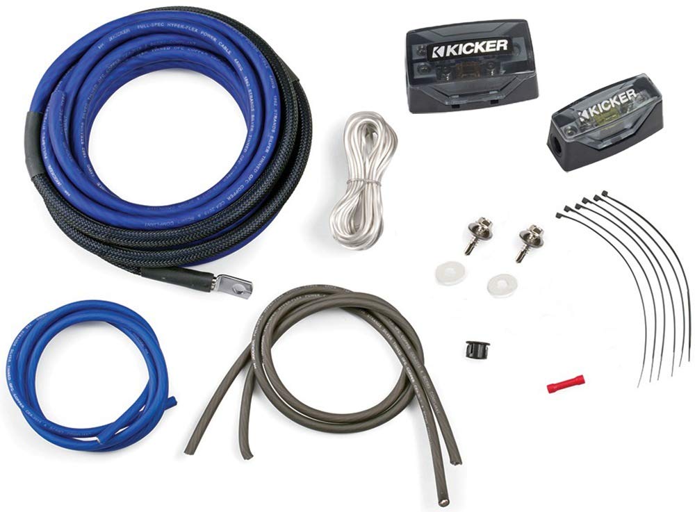 Amazon.com: Kicker 46PKD4 PKD4 4AWG Dual Amplifier Power Kit