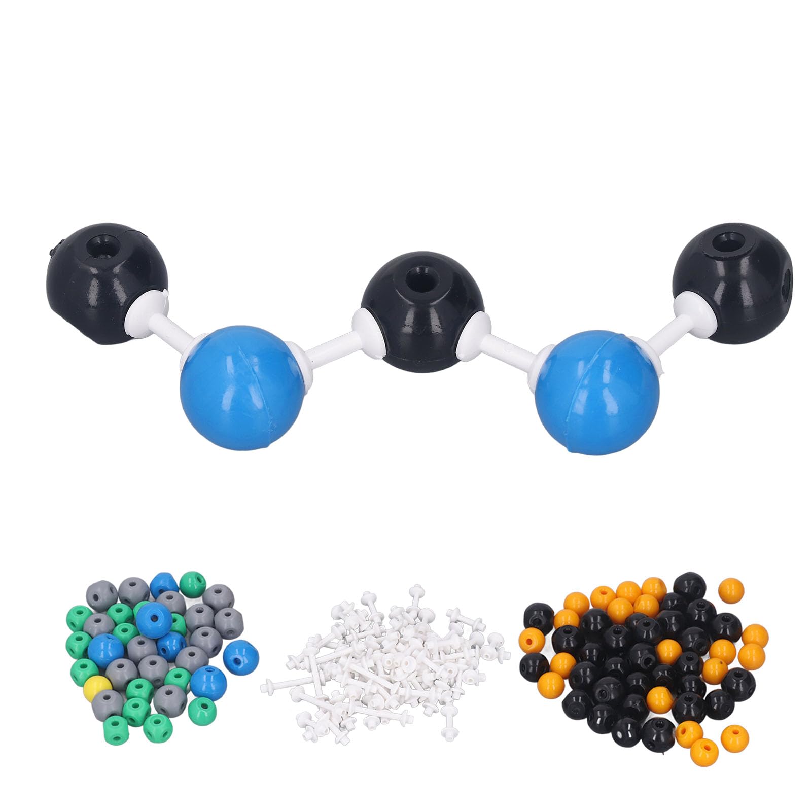Chemie-Molekularmodellbausatz, bunte PP-Kugeln, C, H, N, O, S, Na, Molekularstruktur, Modell für Schule, Labor, Bildung