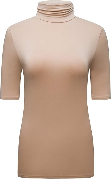 Half Sleeve Turtleneck 