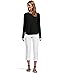 Elliott Lauren Cotton Cashmere - Round Neck Waffle Stitch Drop Shoulder Long Sleeve Sweater - #5 of 5
