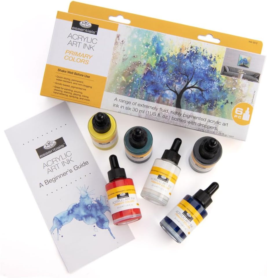 Royal & Langnickel Acrylic Ink 6 Primary Colors