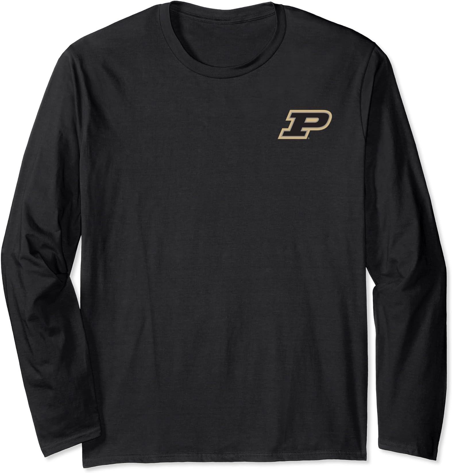 Purdue Boilermakers Left Chest Icon Long Sleeve T-Shirt